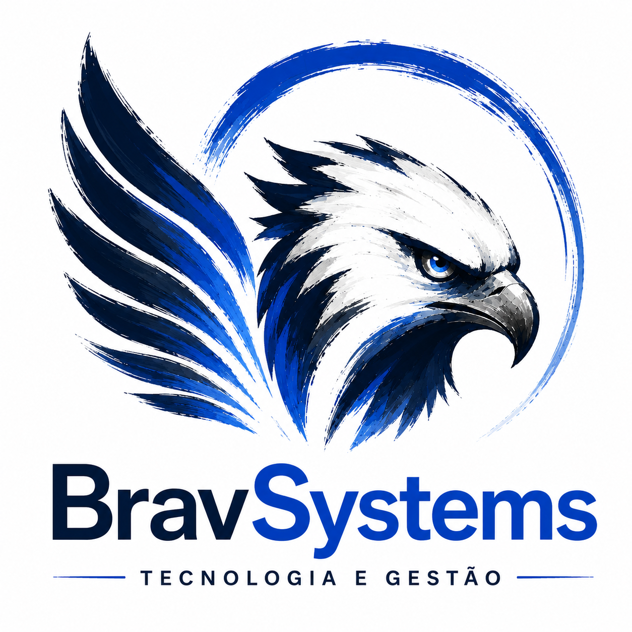Harpia, mascote oficial da BravSystems